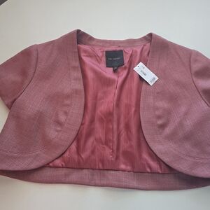 The Limited Women's Pink Cropped Jacket